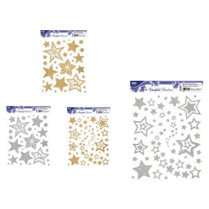 Vetrofanie Natale Stelle di Lebez