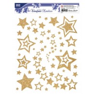 Vetrofanie Natale Stelle di Lebez
