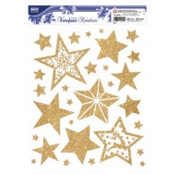 Vetrofanie Natale Stelle di Lebez