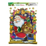 Vetrofanie Natale Colorate di Lebez