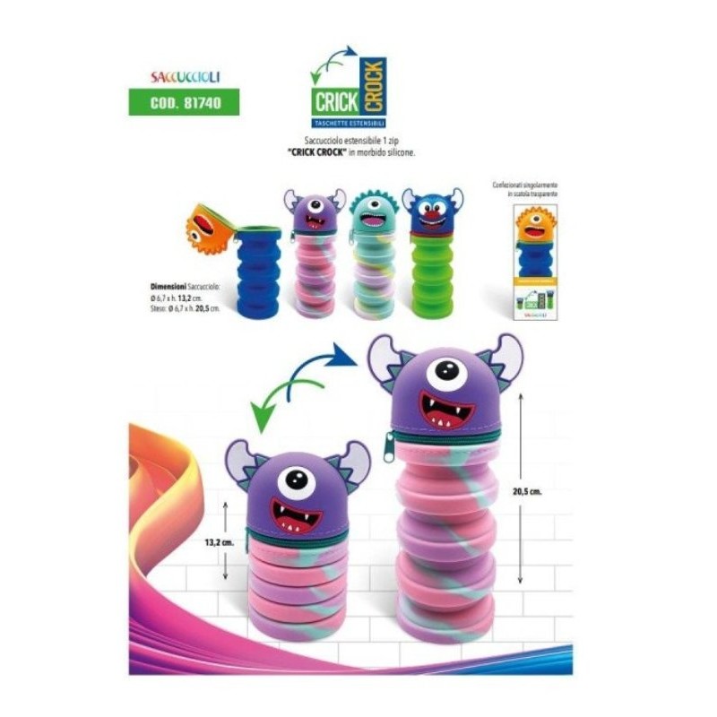 Saccucciolo Silicon Crickcrock di Lebez