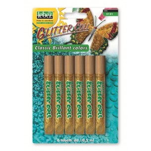 Glitter Coll 10,5 Ml Blis.6 Pz di Lebez
