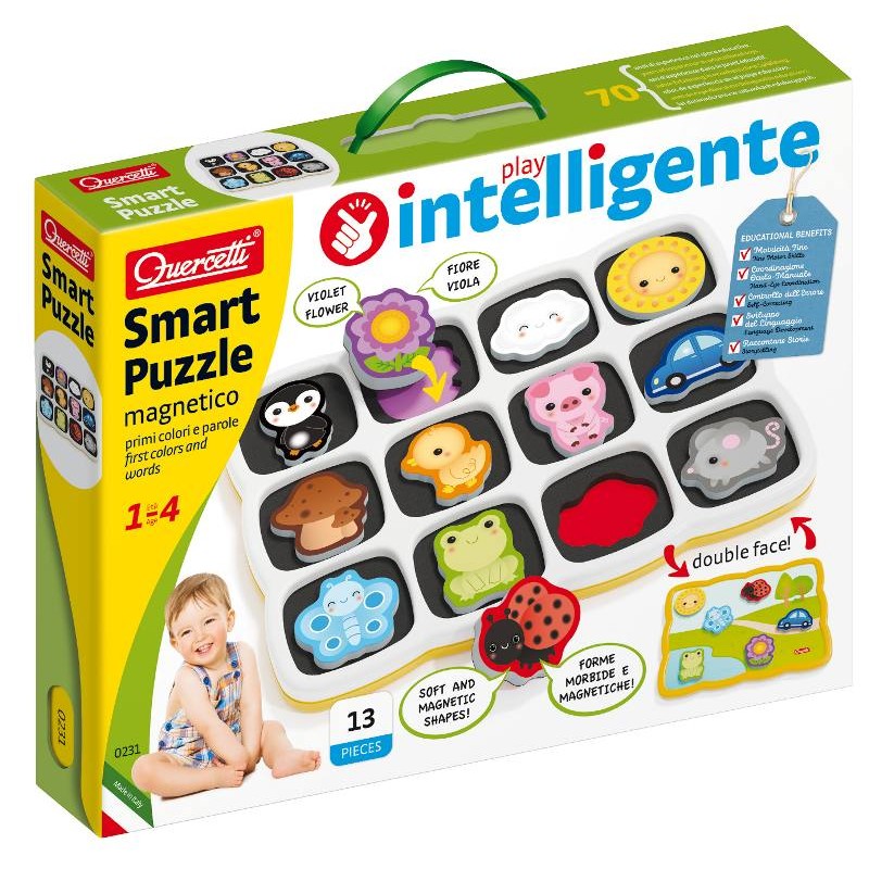 Smart Puzzle Primi Colori e Parole di Quercetti
