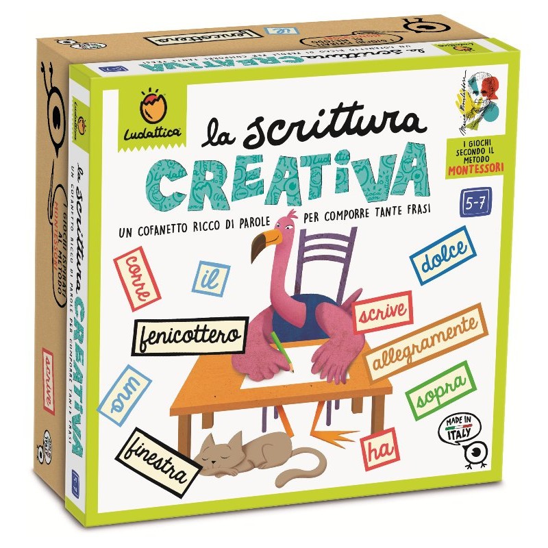 Giochi Montessori-La Scrittura Creattiva di Lisciani