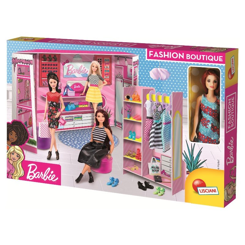 Barbie Fashion Boutique con Doll di Lisciani