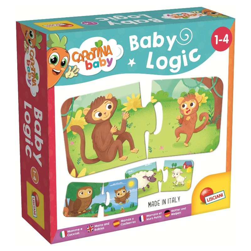 Carotina Baby Logic Mamme e Cuccioli di Lisciani