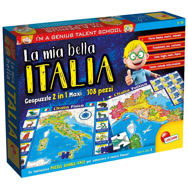Geopuzzle la Mia Bella Italia di Lisciani