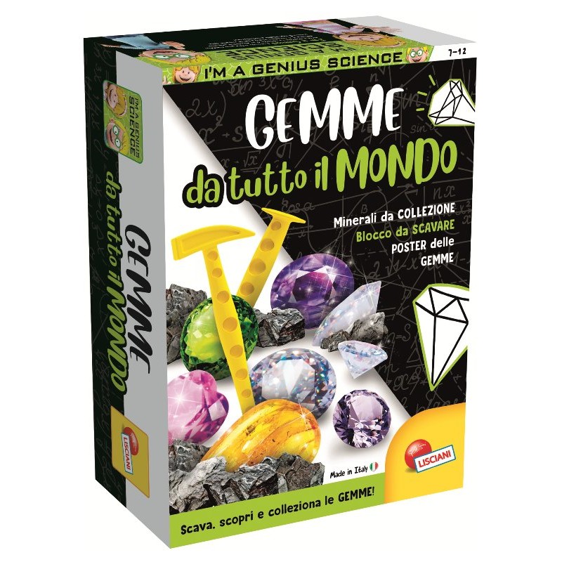I'M a Genius Scienza Pocket Gemme da Tutto il Mo di Lisciani