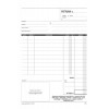 Fatture per Regime Forfettario, Blocco di 50/50 Copie Autoricalcanti (Misura 21,5x14,8 Cm) di Data Ufficio