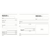 Ricevute Generiche a Madre-Figlia, Blocco di 100 Copie (Misura 10x21,5 Cm) di Data Ufficio
