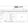 Ricevute - Fatture di Affitto, Blocco di 50/50 Copie Autoricalcanti (Misura 10x16,8 Cm) di Data Ufficio