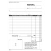 Ricevute Sanitarie Registro degli Onorari e delle Fatture, Blocco di 50/50 Copie Autoricalcanti (Misura 21,5x14,8 Cm)