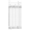 Scheda Orologio Presenze (Controllo Mensile), Cartoncino da 275 Gr. (Misura 22,5x10,4 Cm) di Data Ufficio