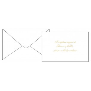 Biglietti Natale 9x14 Bianchi Semplici in Scatola da 100 di Toscana Carte Pregiate Srl