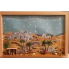 Presepe in Cornice con Luci Misura 40 X 60 Cm di Multiprint