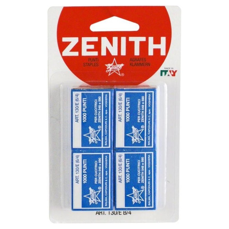 Blister Punti Zenith 130/E B/4 di Balma Capoduri & C. S.P.A.