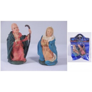 Busta Madonna +S.Giuseppe Cm.10 di Ciulli-Mario