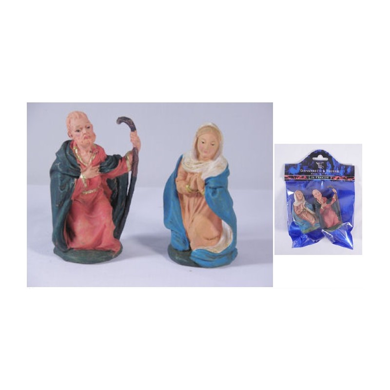 Busta Madonna +S.Giuseppe Cm.10 di Ciulli-Mario