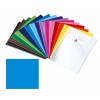 Coprimaxi in Pvc Coprente Laccato Lucido Azzurro 250 My, Formato 21x30 Cm, con Alette e Tasca Portanome di Balmar2000