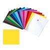 Coprimaxi in Pvc Coprente Laccato Lucido Giallo 250 My, Formato 21x30 Cm, con Alette e Tasca Portanome di Balmar2000