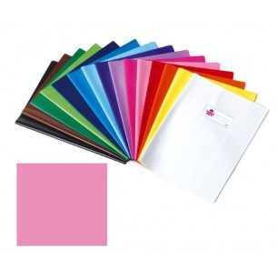 Coprimaxi in Pvc Coprente Laccato Lucido Rosa 250 My, Formato 21x30 Cm, con Alette e Tasca Portanome di Balmar2000