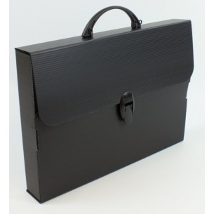 Valigetta Every Line Total Black 209/P 27x37,5x5 di Balmar2000