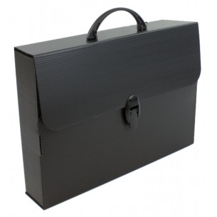 Valigetta Every Line Total Black 254/P 27x37,5x8 di Balmar2000