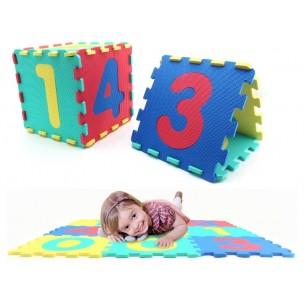 Mattonelle Puzzle Numeri 5 Pz da Cm 32x32 Mm 10 di Distributori Giocattoli