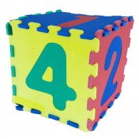 Mattonelle Puzzle Numeri 5 Pz da Cm 32x32 Mm 10 di Distributori Giocattoli