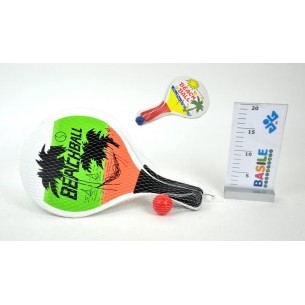 Set 2 Racchettoni Legno Fluo 38x23,5x0,8 Cm di Distributori Giocattoli
