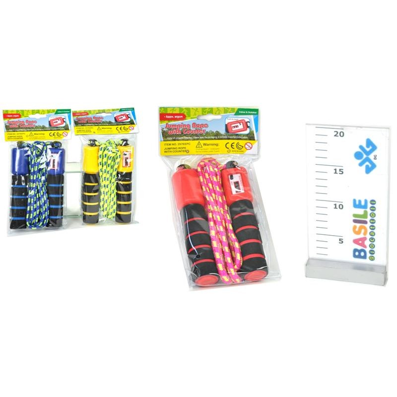 Corda Salto Nylon con Contatore Cm 213 di Distributori Giocattoli