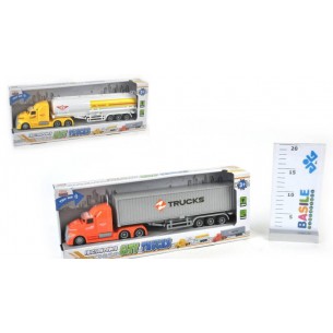 Camion Portacontainer Cm 36 con Luci e Suoni - Frizione di Distributori Giocattoli