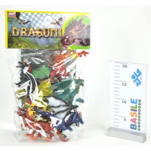 Busta Dragoni Grande 6pz di Distributori Giocattoli