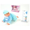 Bebe' Gattonante B/O 33cm Piange Rotola Papa Mama Scuote la Testa di Distributori Giocattoli