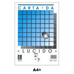 Blocco Lucido A4+ 23x33 F.10 di Picarta Fabrianese Srl