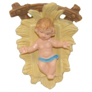 Gesu' Bambino in Culla Cm 4x3 di Euromarchi