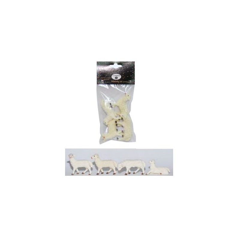 Pecore Cm. 7x6 Adatte Cm 12 Set 12 Pezzi di Euromarchi