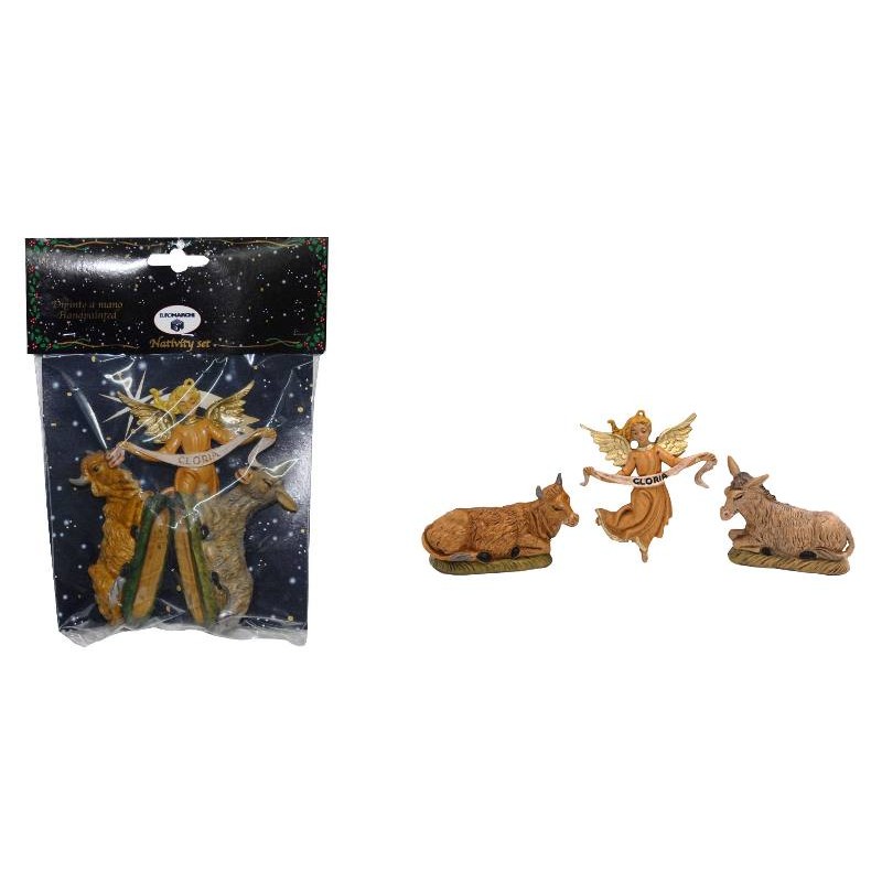 Bue Asino Angelo Cm 10 Tetl Set 3 Pezzi di Euromarchi