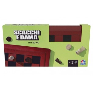 Eg Classici Dama & Scacchi in Legno Deluxe di Spinmaster Games