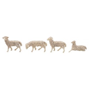 Pecore Cm. 7x6 Adatte Cm 12 Set 4 Pezzi di Euromarchi