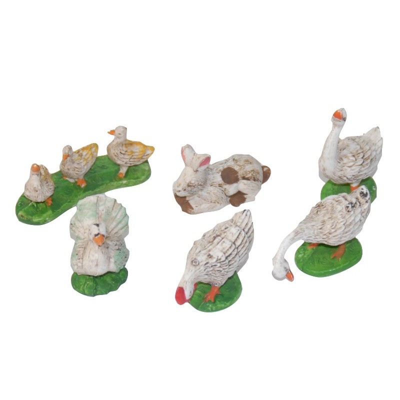Animali da Cortile Set 6 Pezzi di Euromarchi