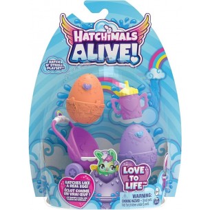 Hatchimals Alive Pack da 2 con Passeggino di Spin-Master