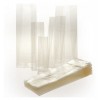 Buste Cellophane Trasparenti Fondo Quadro 12x37+7 di Pnp