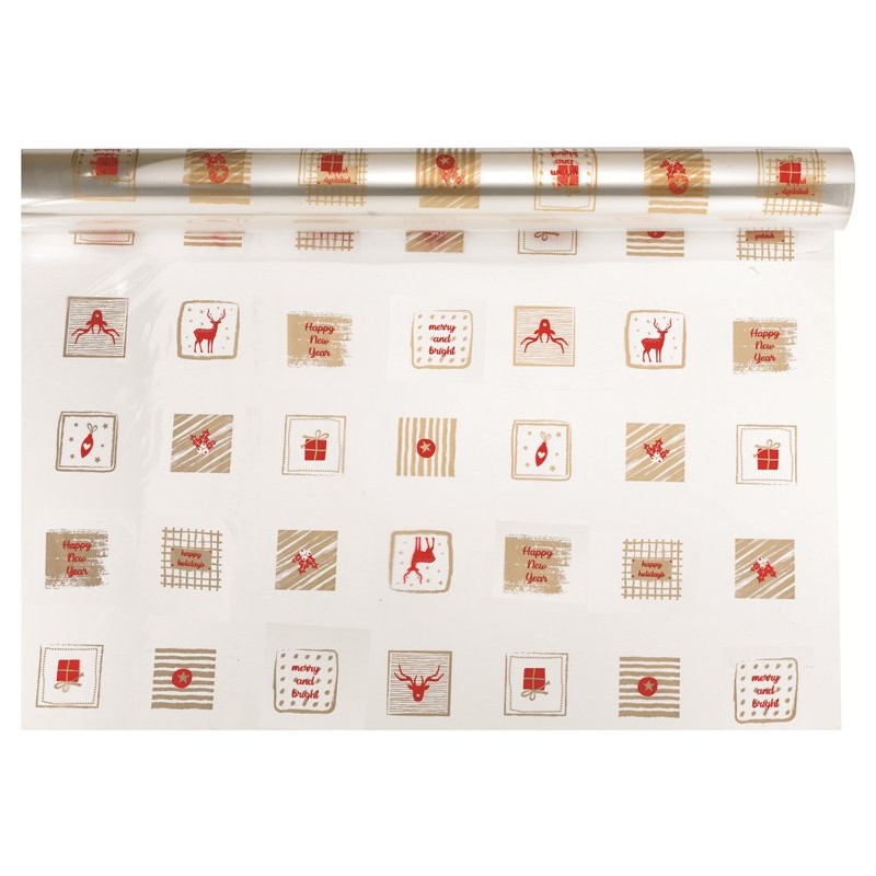 Cf.25 F.St. Ass. 30my 100x130 Fog.Fog Assortimento Natale Stampato /Im di Pnp