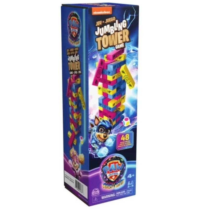PAW PATROL Jumbling Torre in legno - Spin Master - Giochi di abilità