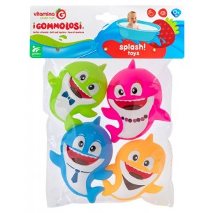 Gommolosi Squalo 4pz di Globo