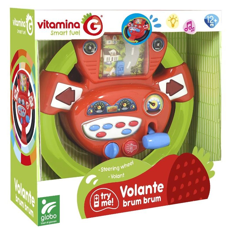 Volante B/O C/Suoni/Luci/Musiche Try Me 1 Col di Globo
