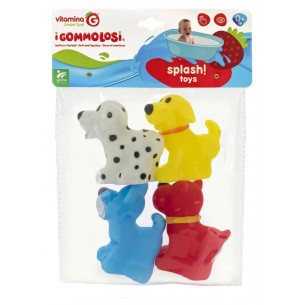 Gommolosi Cani 4 Pz di Globo