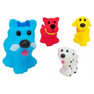 Gommolosi Cani 4 Pz di Globo