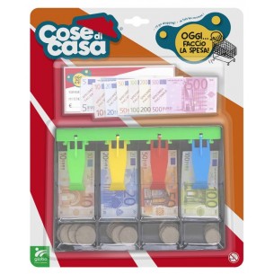 Cassa C/Monete/Banconote Euro Cash di Globo